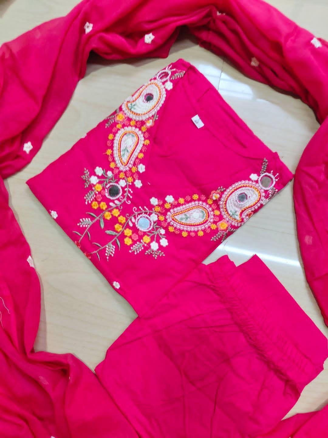 Cotton Floral Anarkali  AS119
