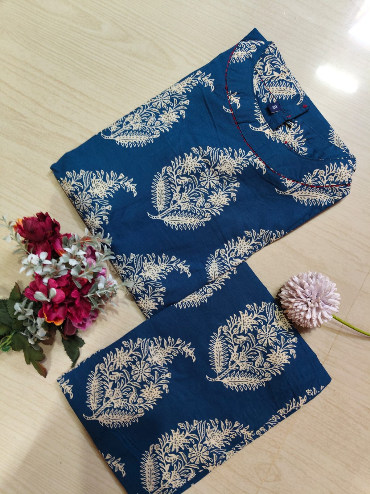 Cotton Kurti With Phant  CKP11
