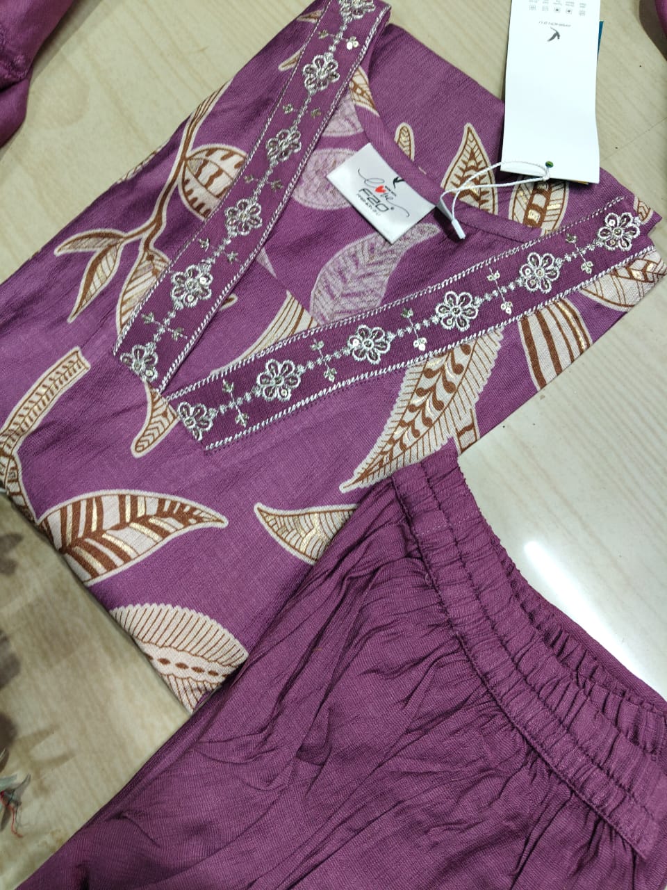 Premium Shiny Vetican Silk Kurti - SVK11