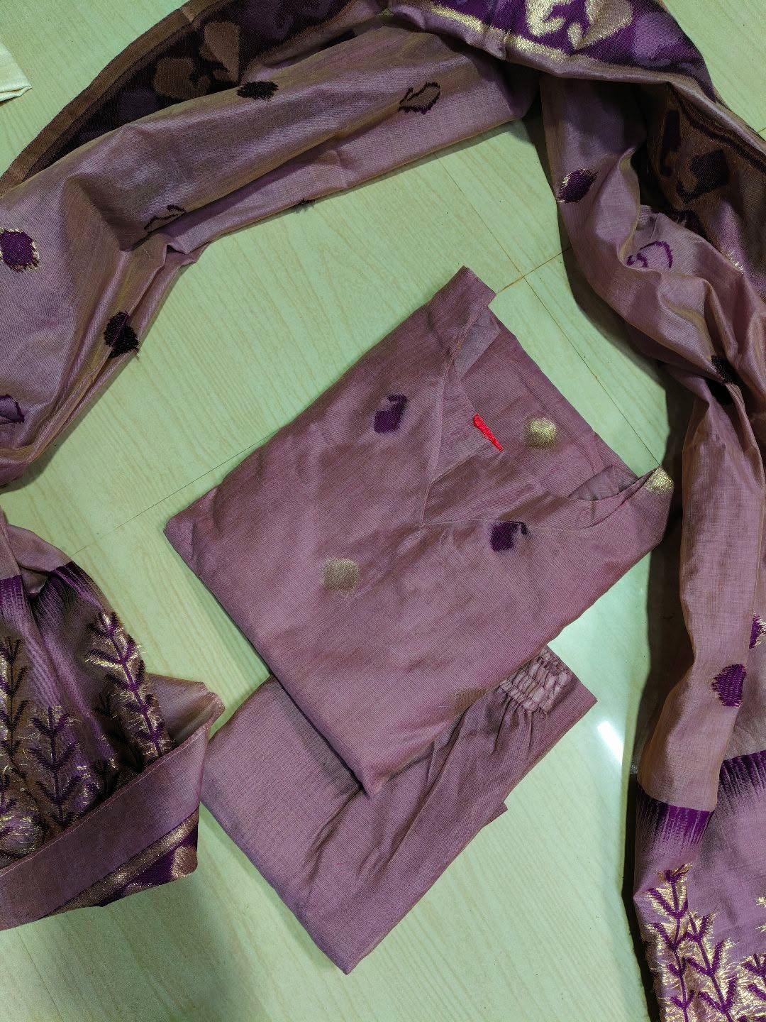 Premium Jamdani Kurti  Set EW121