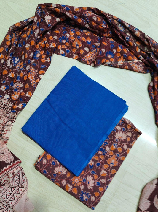 Premium Cotton Top and Kalamkari Phant With Dupatta RS128
