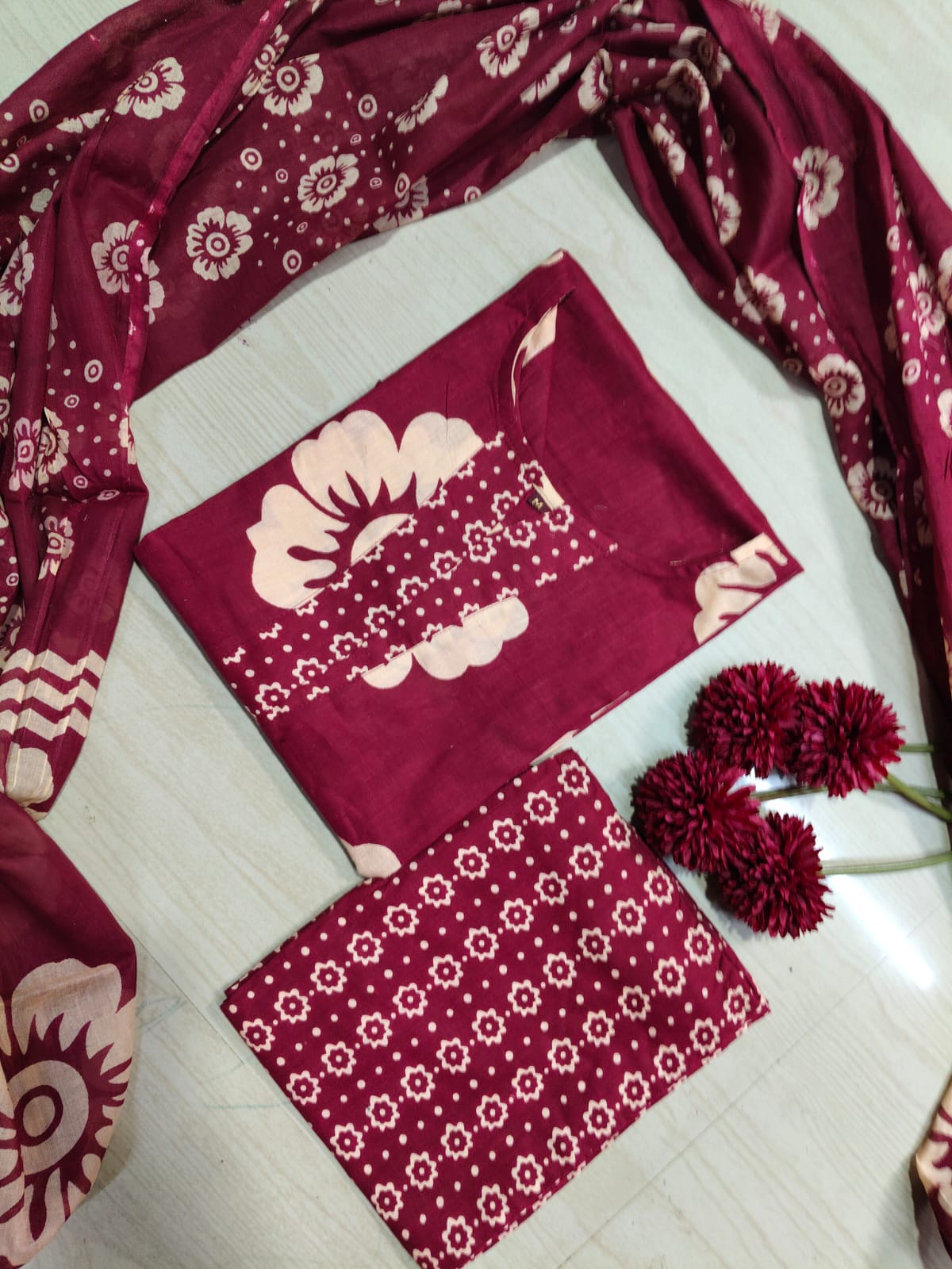 Petals Dupatta Sets  FDS12