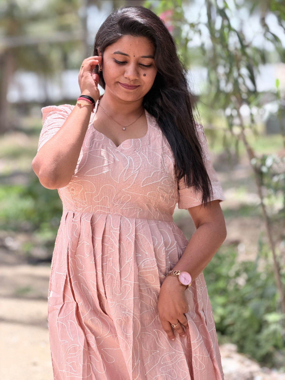 Premium Cotton Frock - CFF133