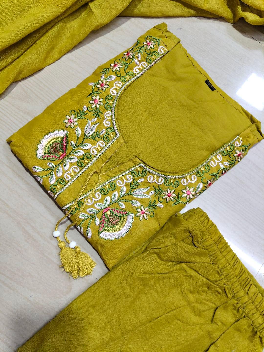 Cotton Floral Anarkali  AS132