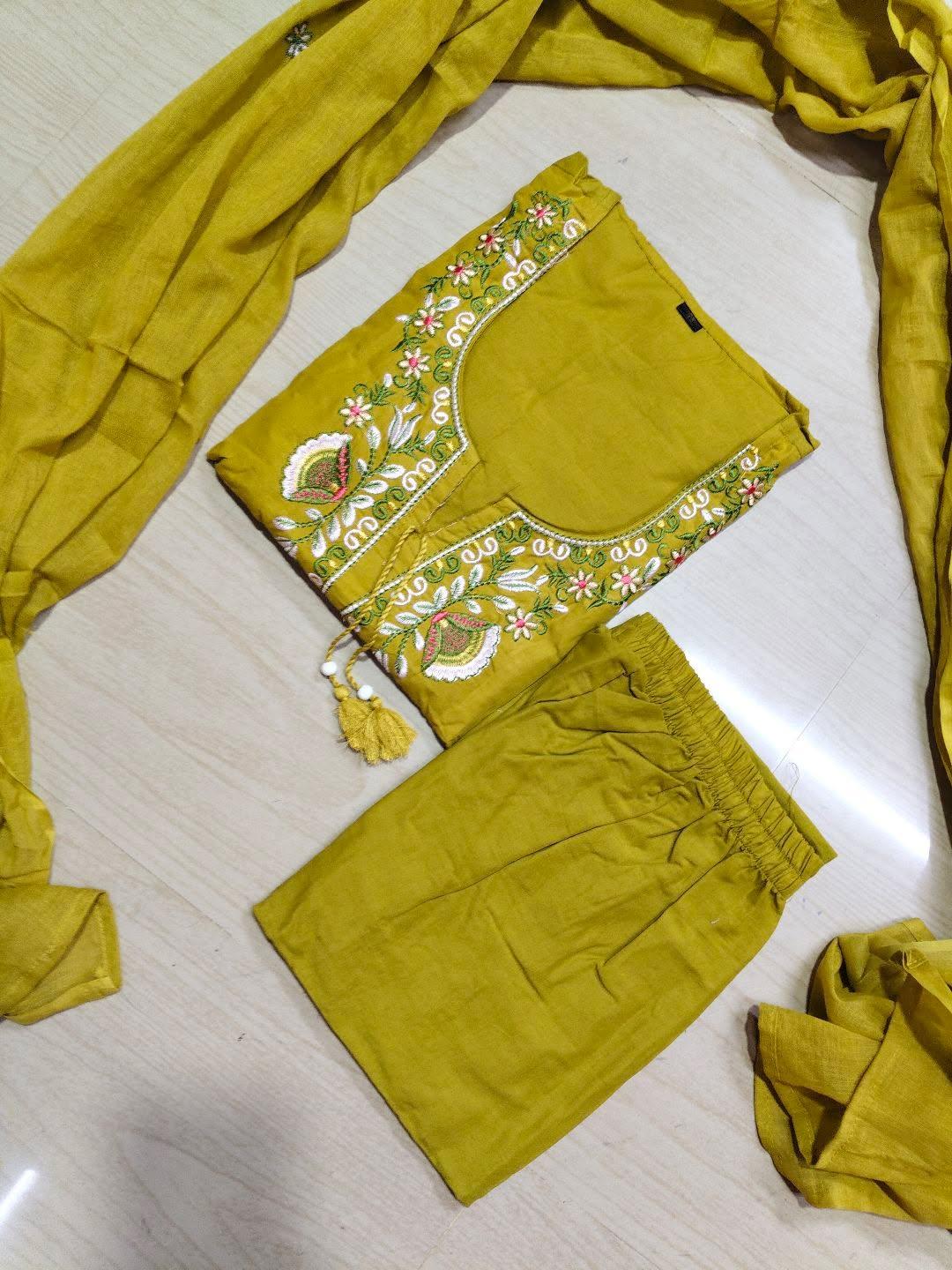 Cotton Floral Anarkali  AS132