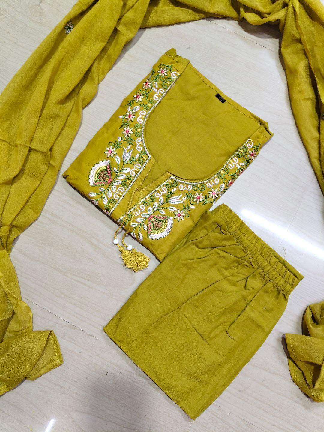 Cotton Floral Anarkali  AS132