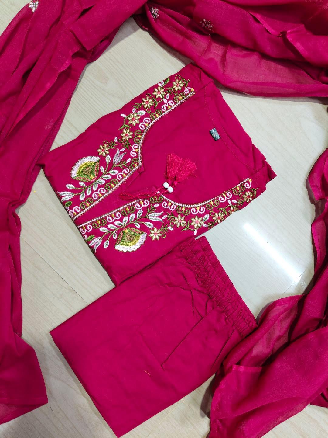 Cotton Floral Anarkali  AS133