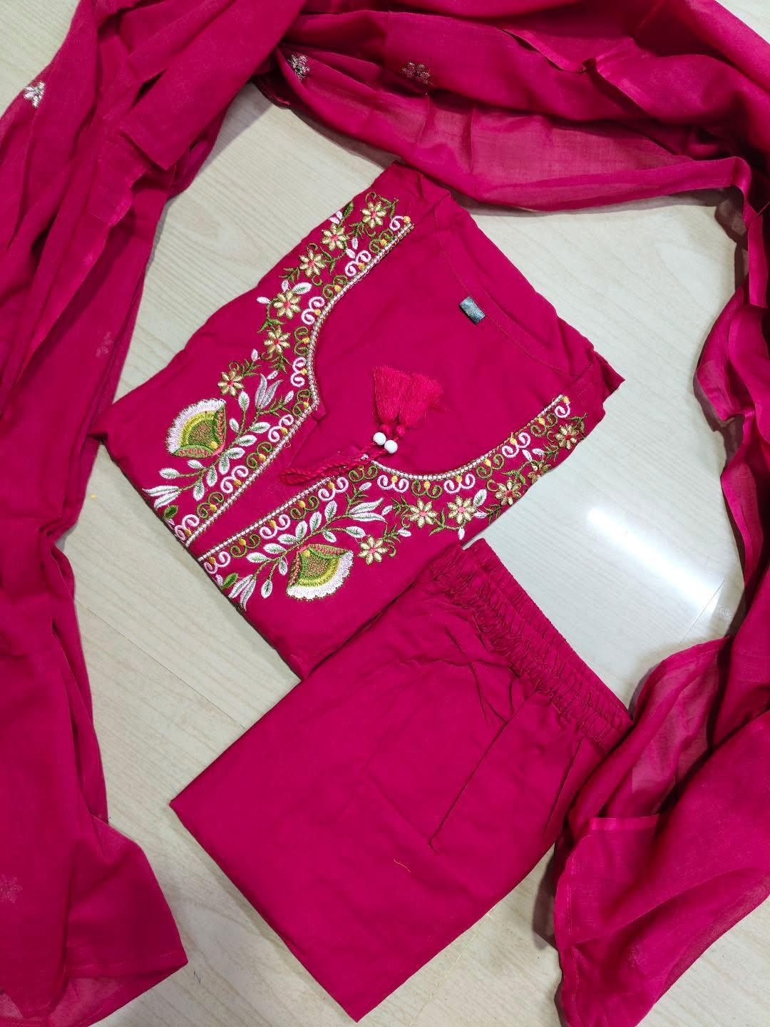 Cotton Floral Anarkali  AS133
