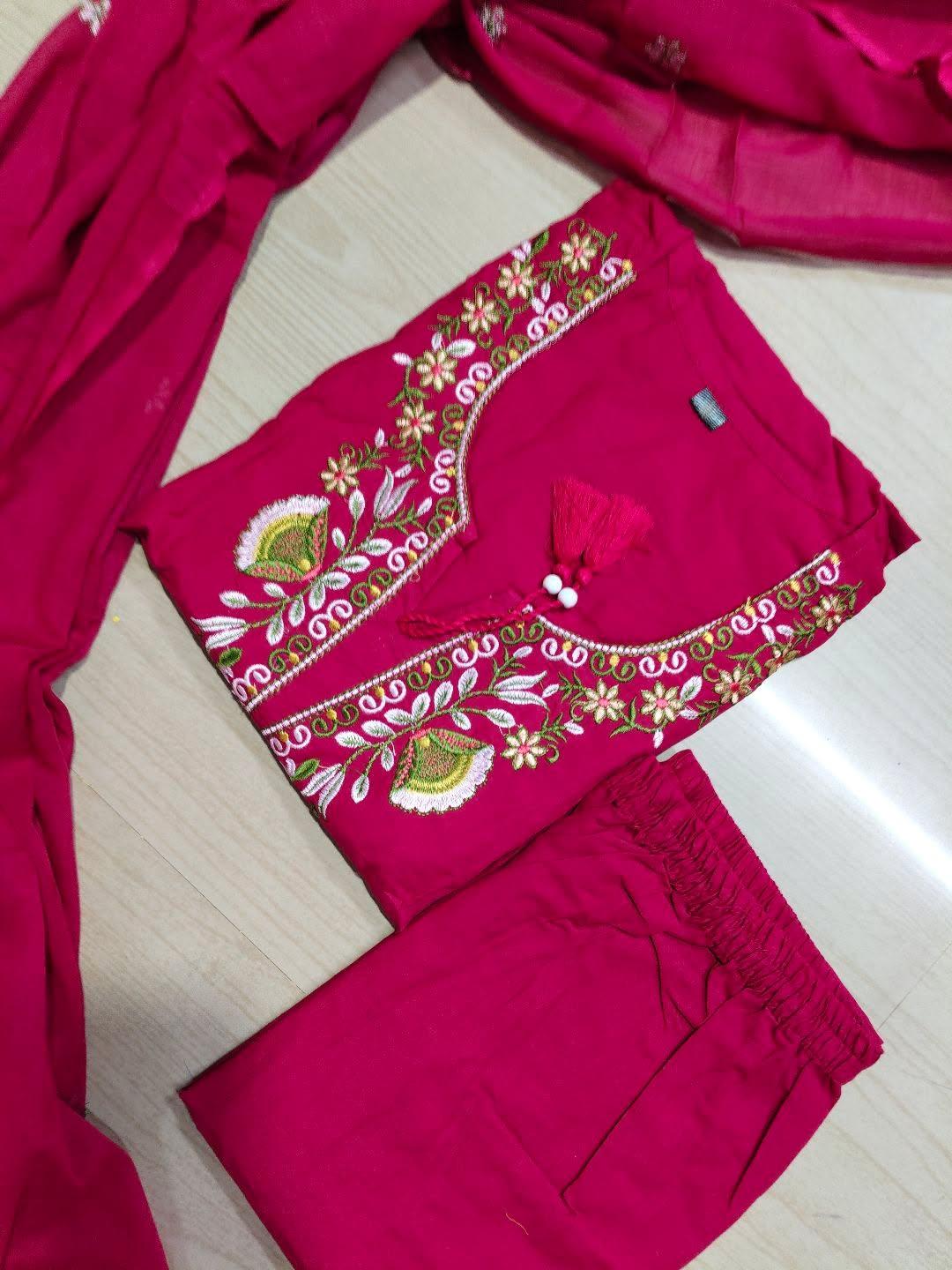 Cotton Floral Anarkali  AS133