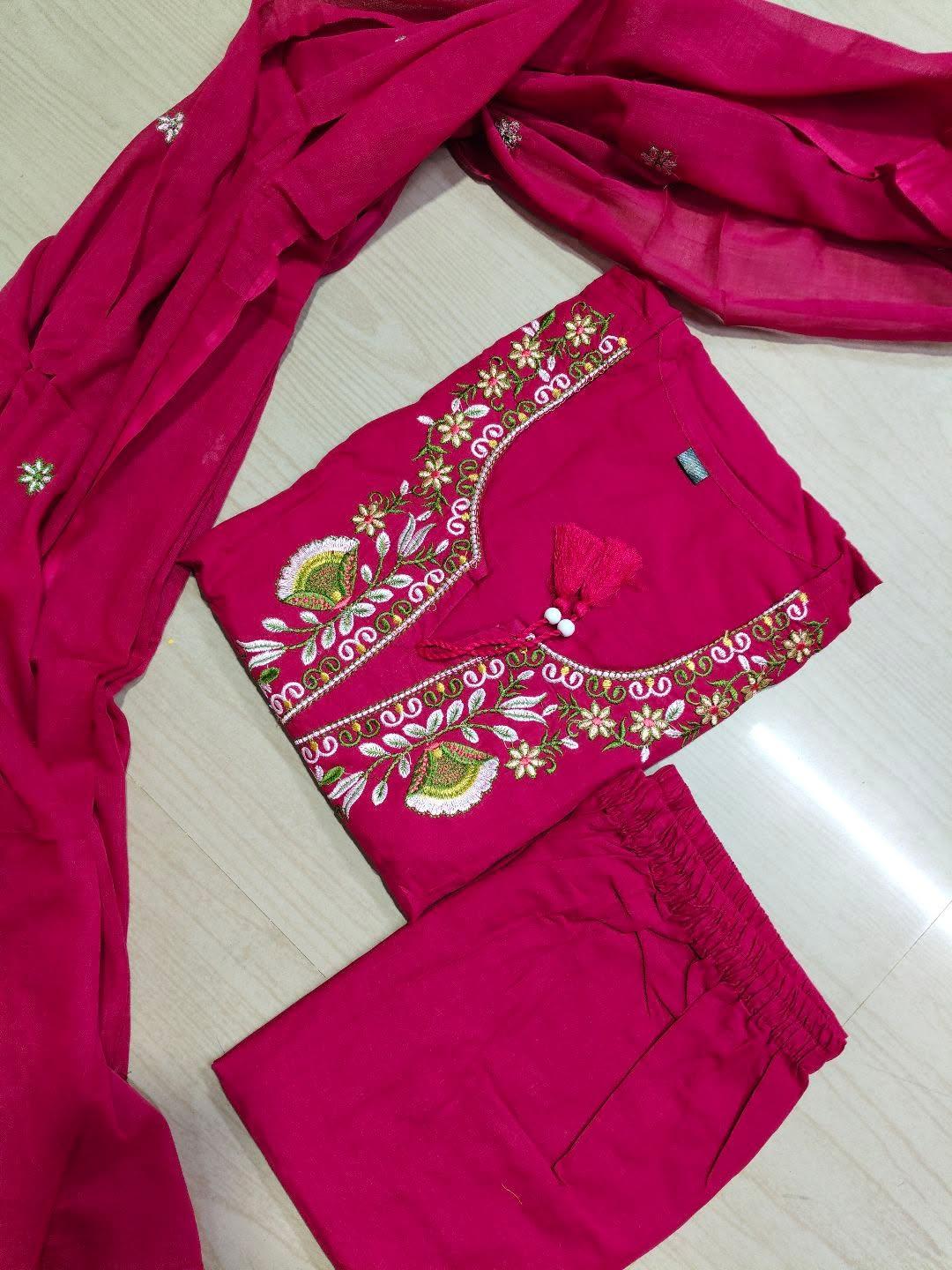 Cotton Floral Anarkali  AS133