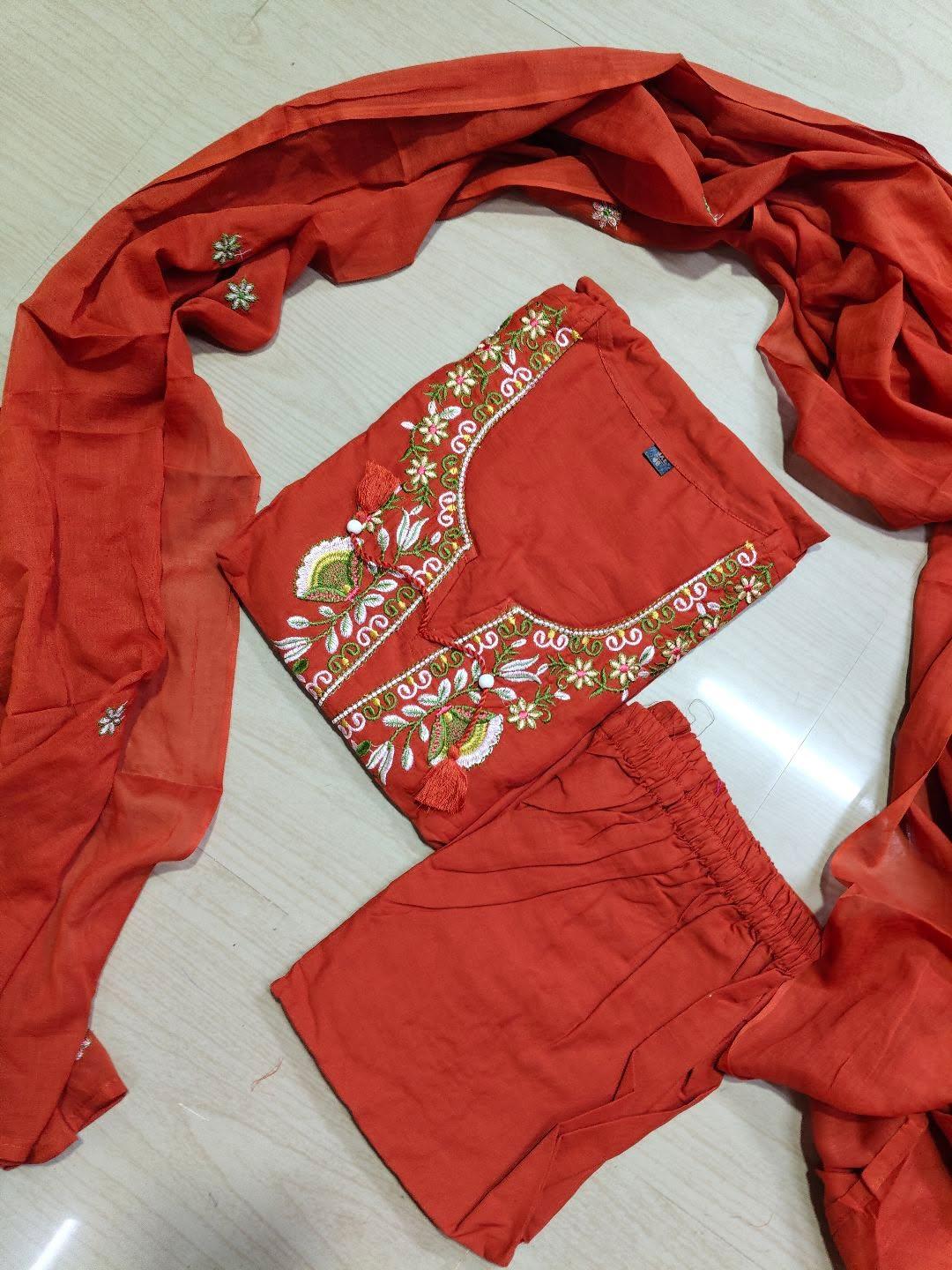 Cotton Floral Anarkali  AS134
