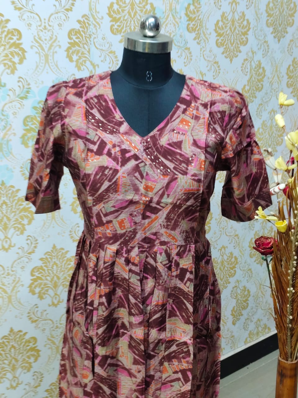 Premium Rayon Frock  CFF138
