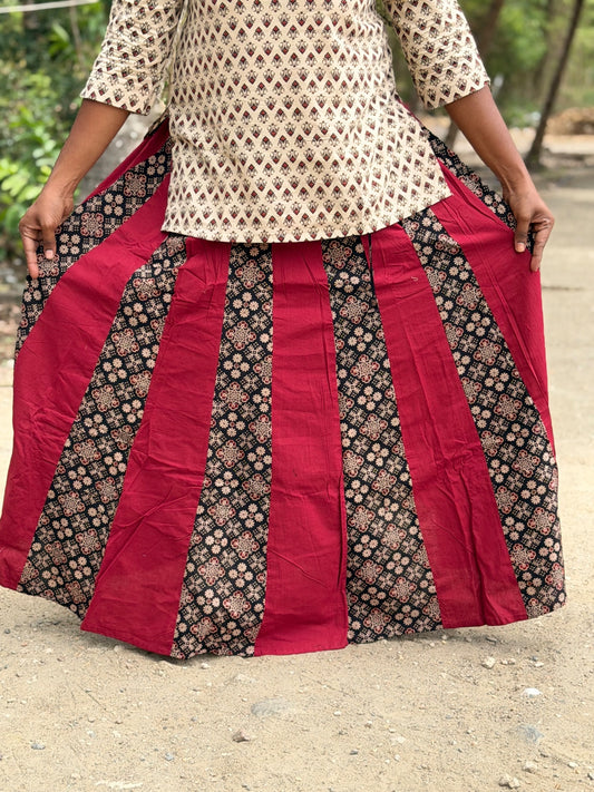 Ajrak Cotton Skirts SS13