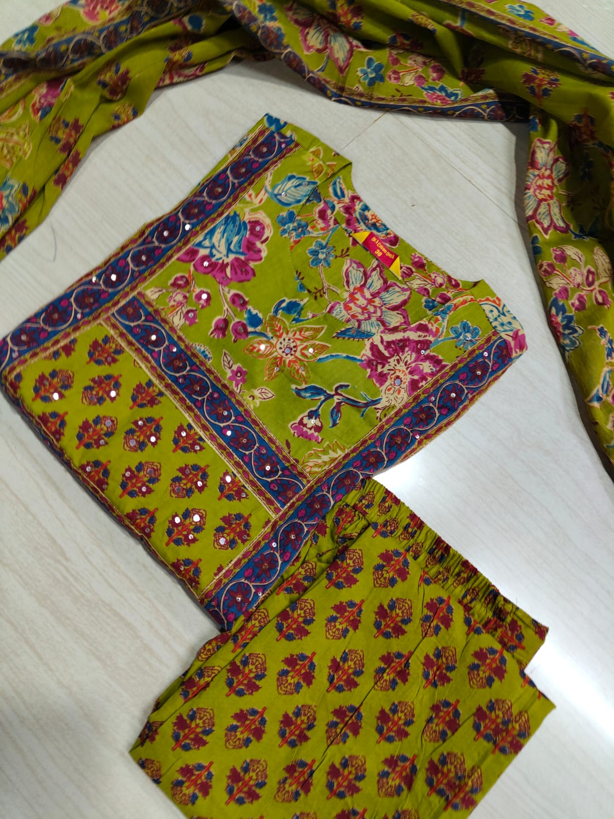 Budgeted Cotton 3 Piece Set - BC113