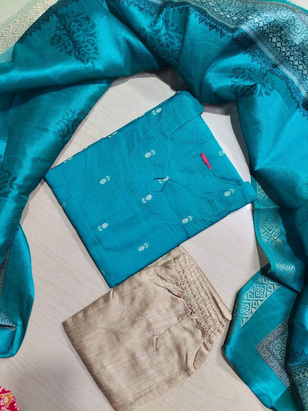 Raw Silk Kurti  Set EW150