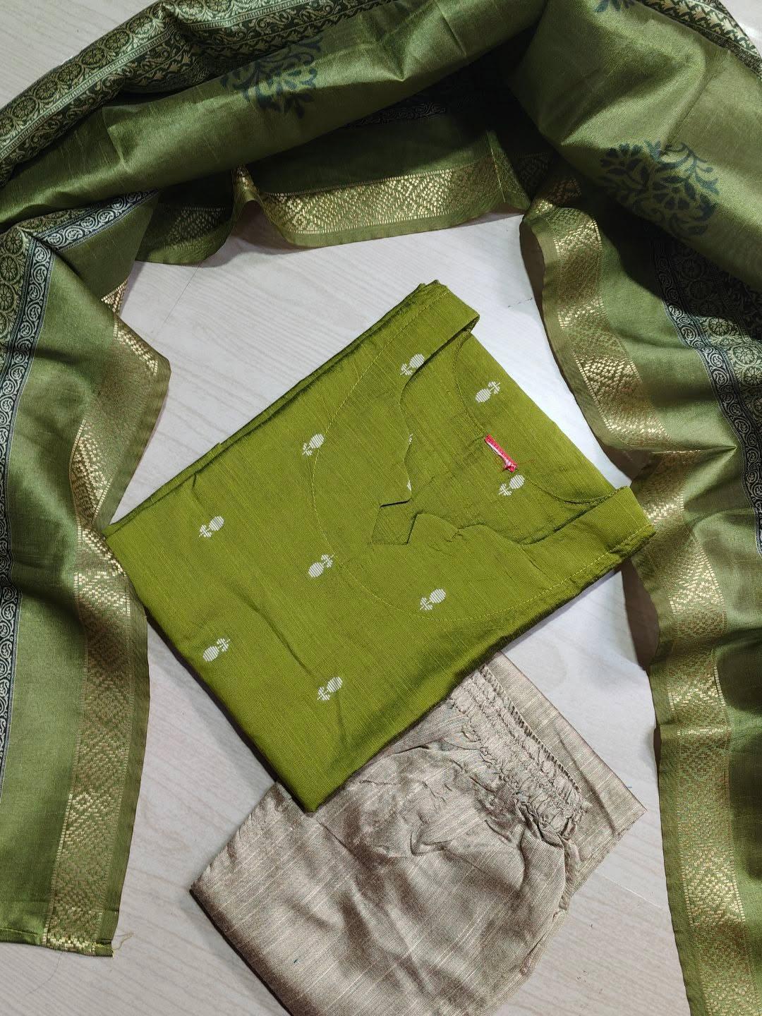 Raw Silk Kurti  Set EW151
