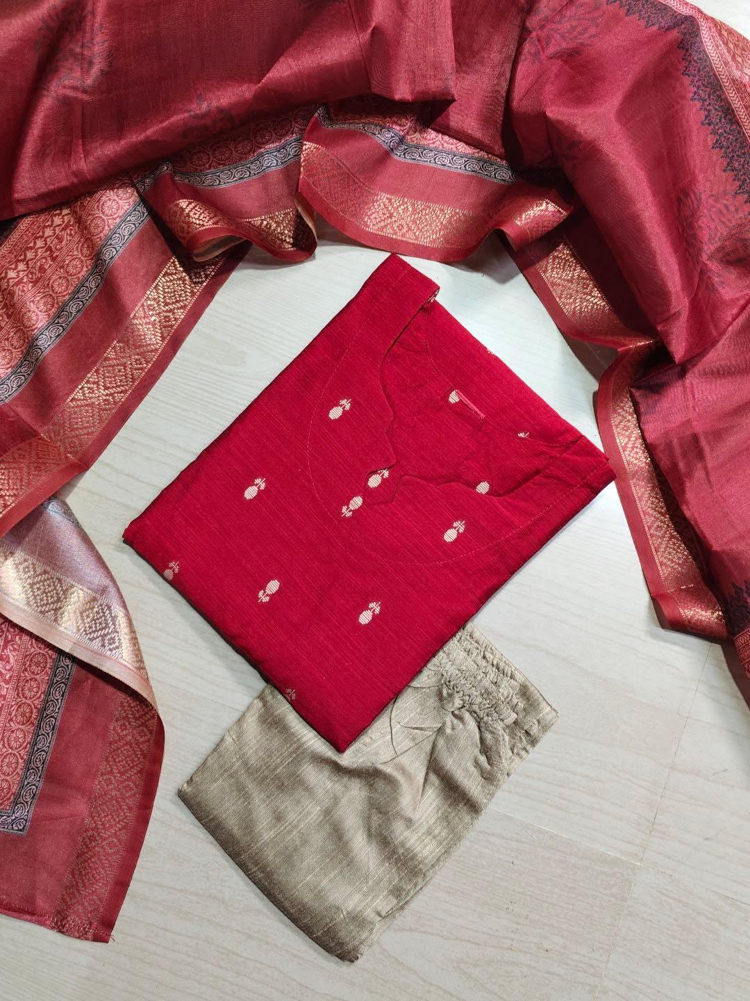Raw Silk Kurti  Set EW152