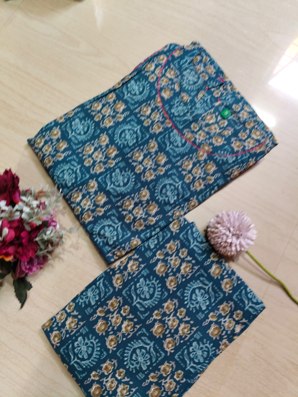 Cotton Kurti With Phant  CKP15