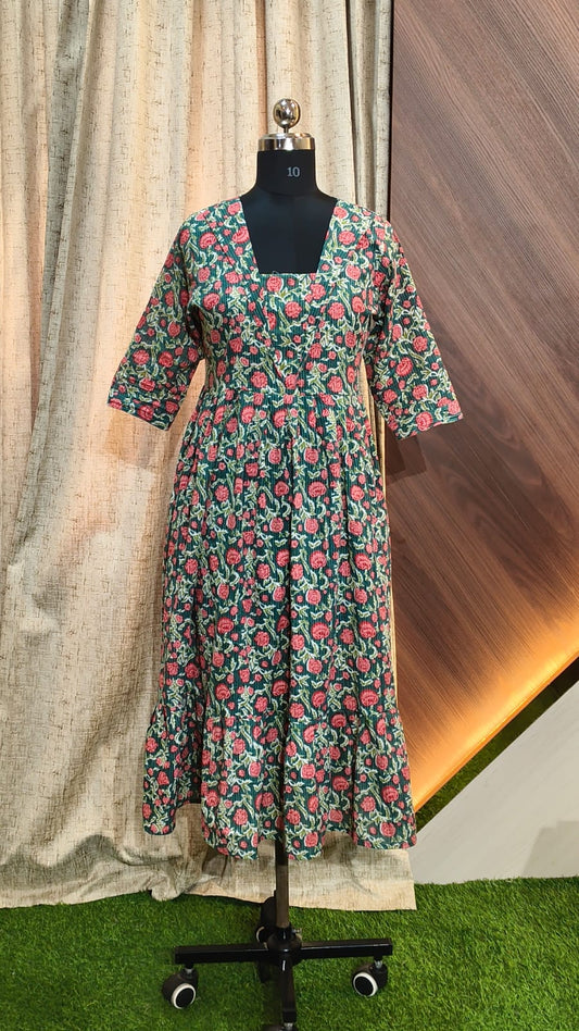 Cotton Kantha Frocks  CKF16