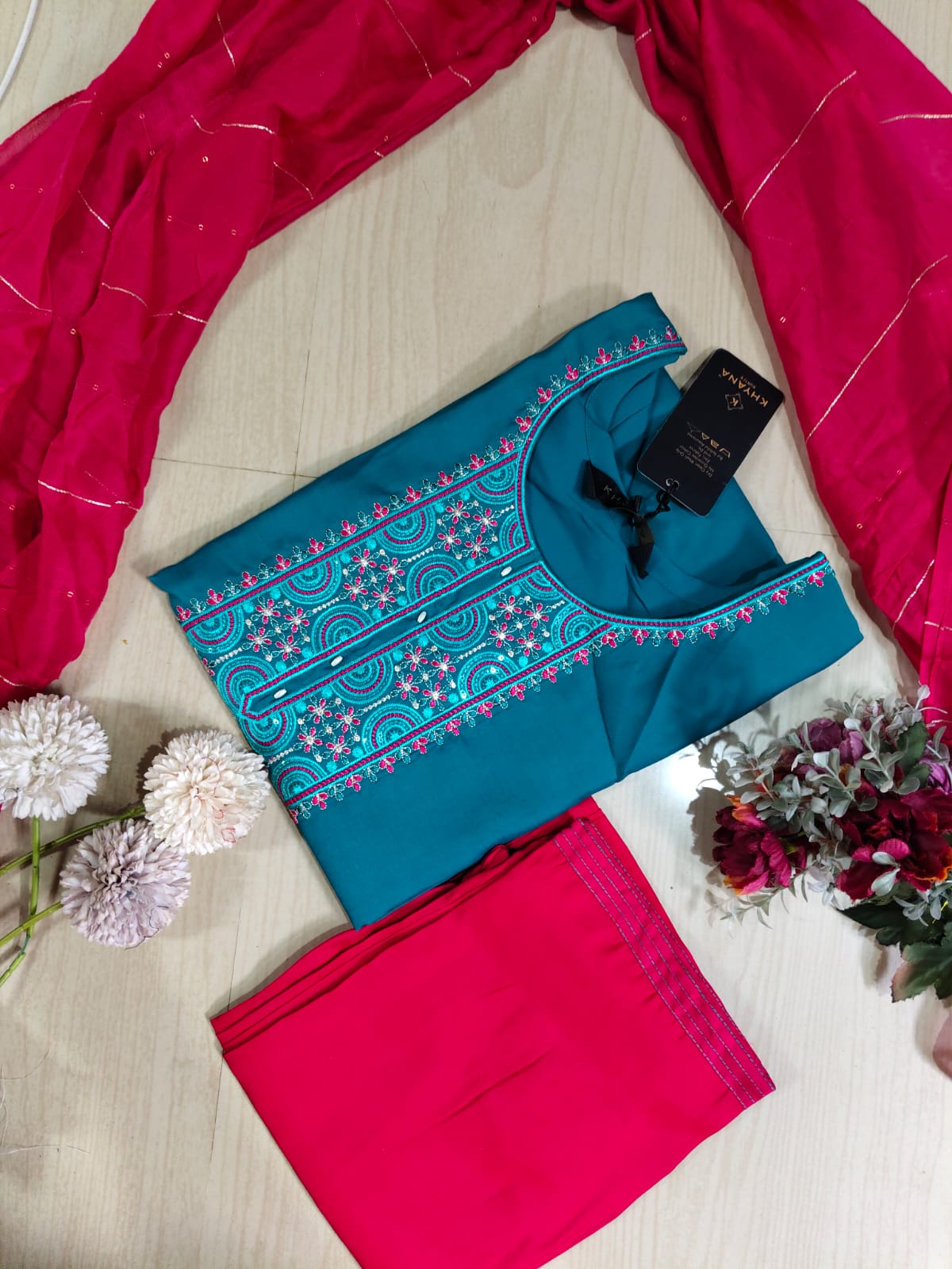 Visithra Silk Duppata Sets  VDS16