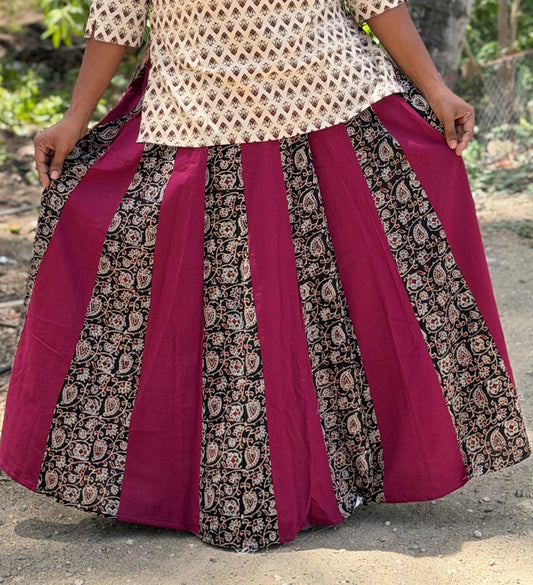 Ajrak Cotton Skirts SS17