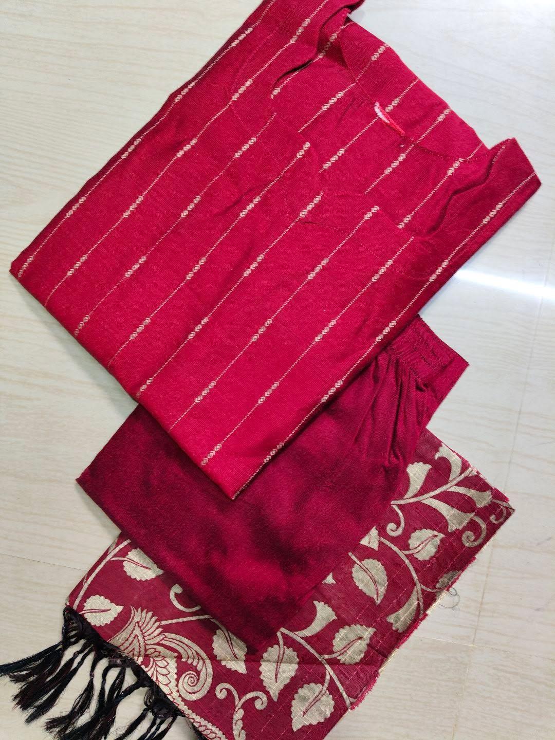 Raw Silk Kurti  Set EW117