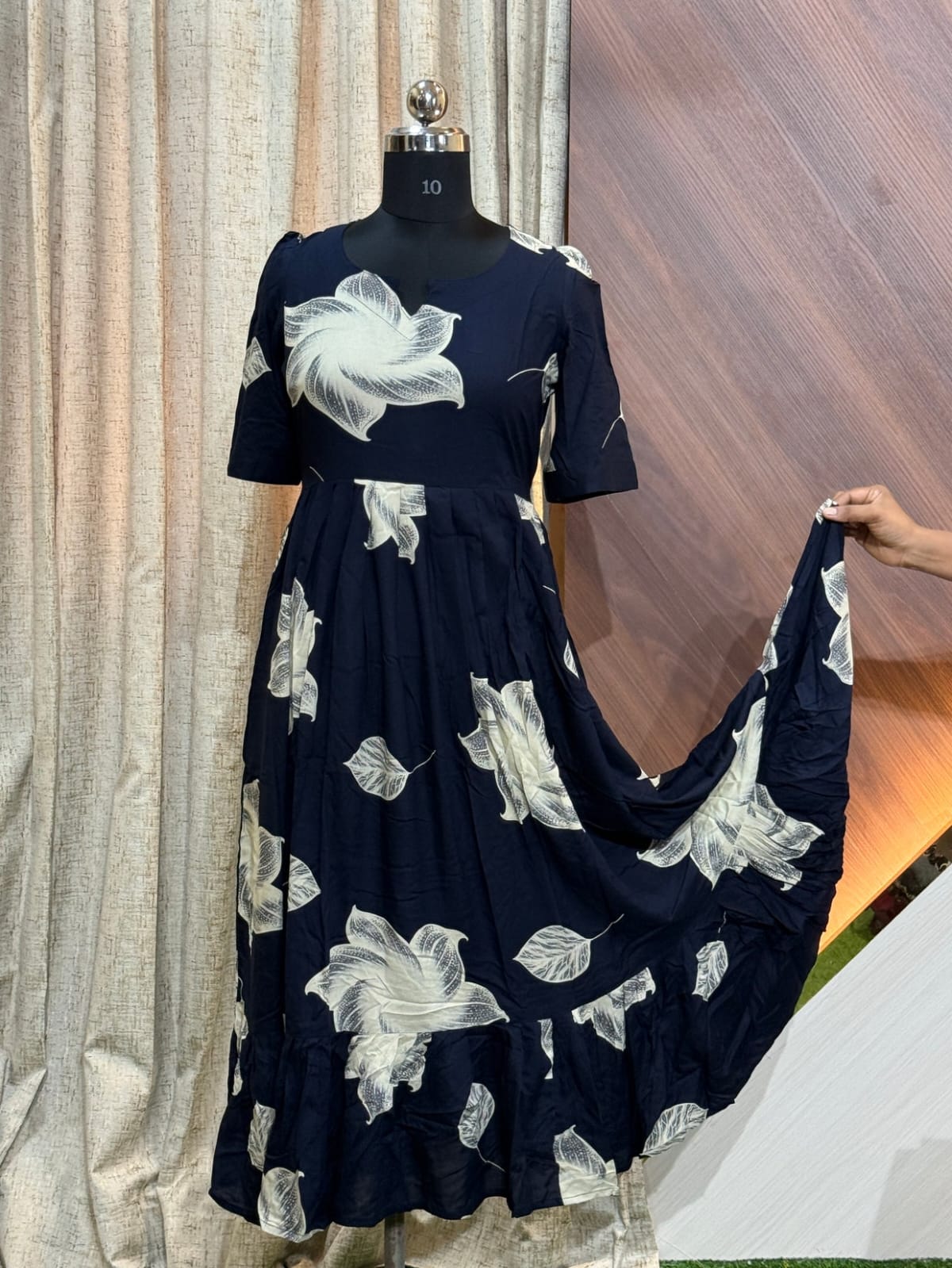 Premium Rayon Floral Frock RF17