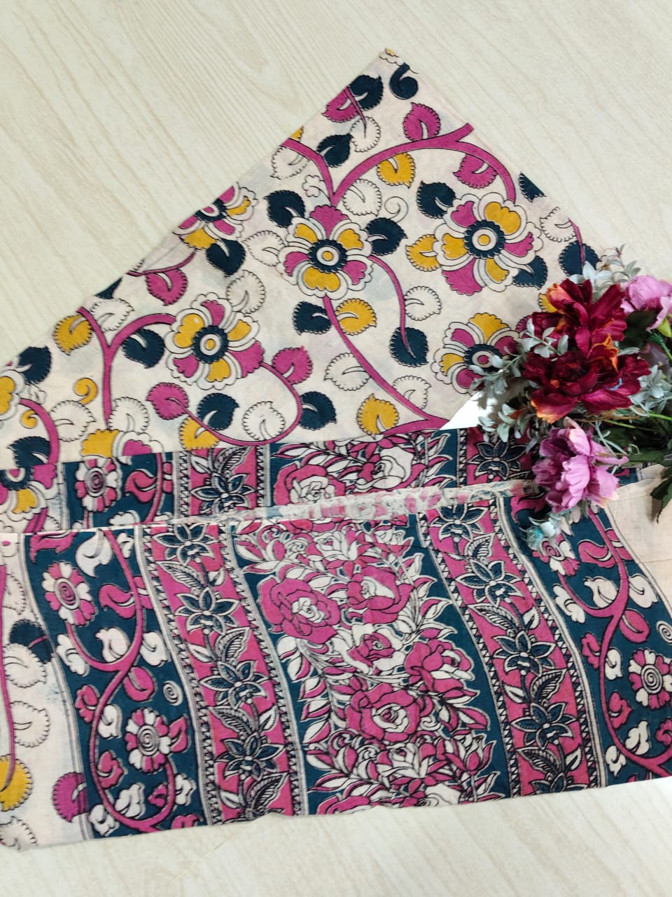 Kalamkari Pure Cotton Duppatas KCD17
