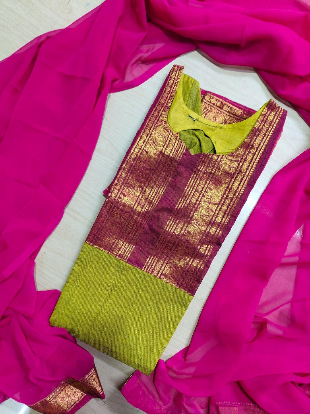 Cotton Kurti and  Dupatta  CK182