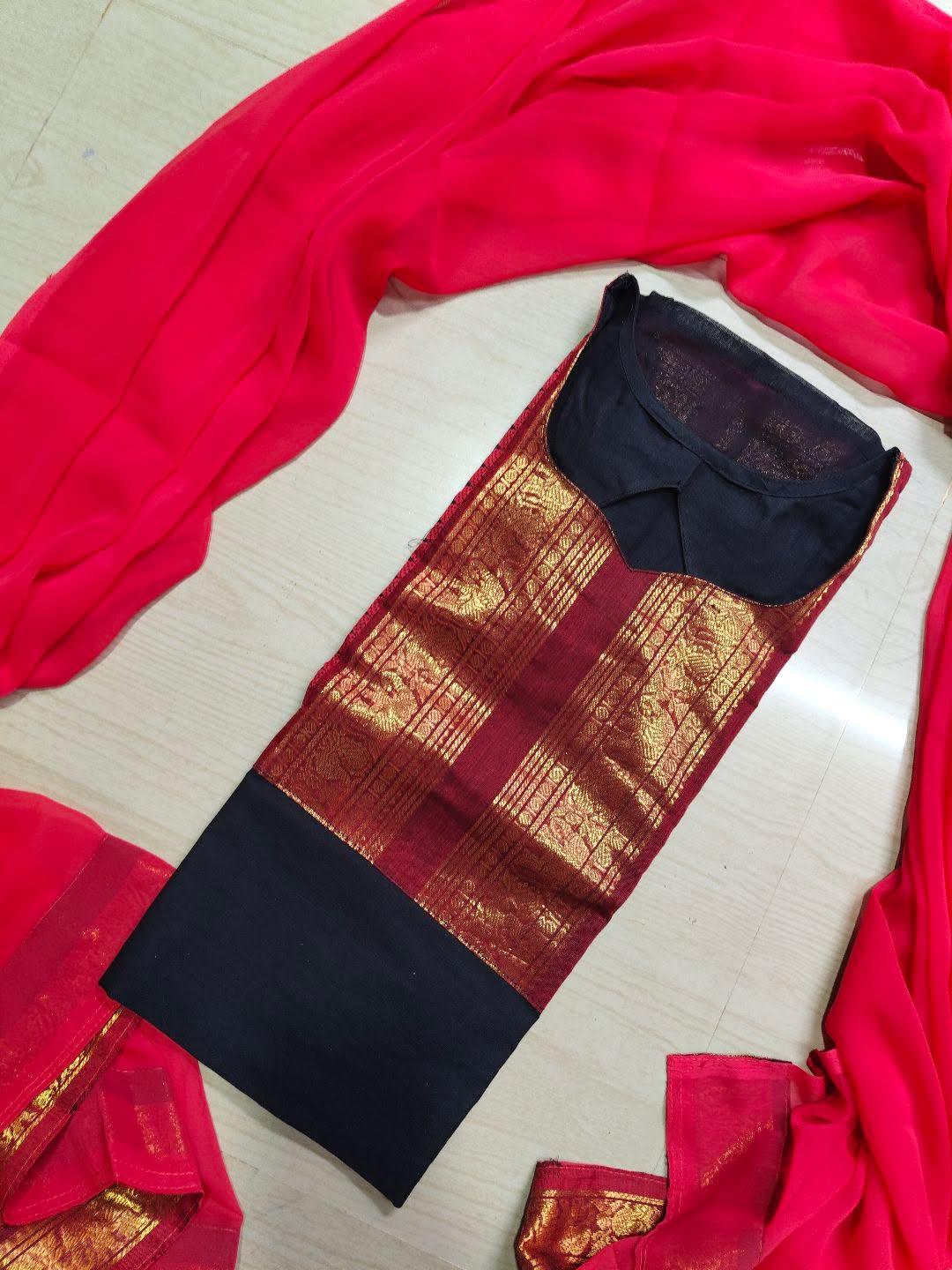 Cotton Kurti and  Dupatta  CK184