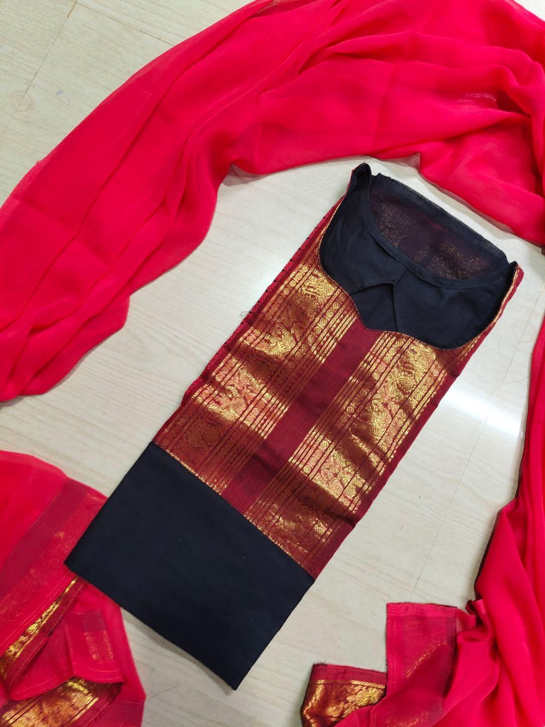 Cotton Kurti and  Dupatta  CK184