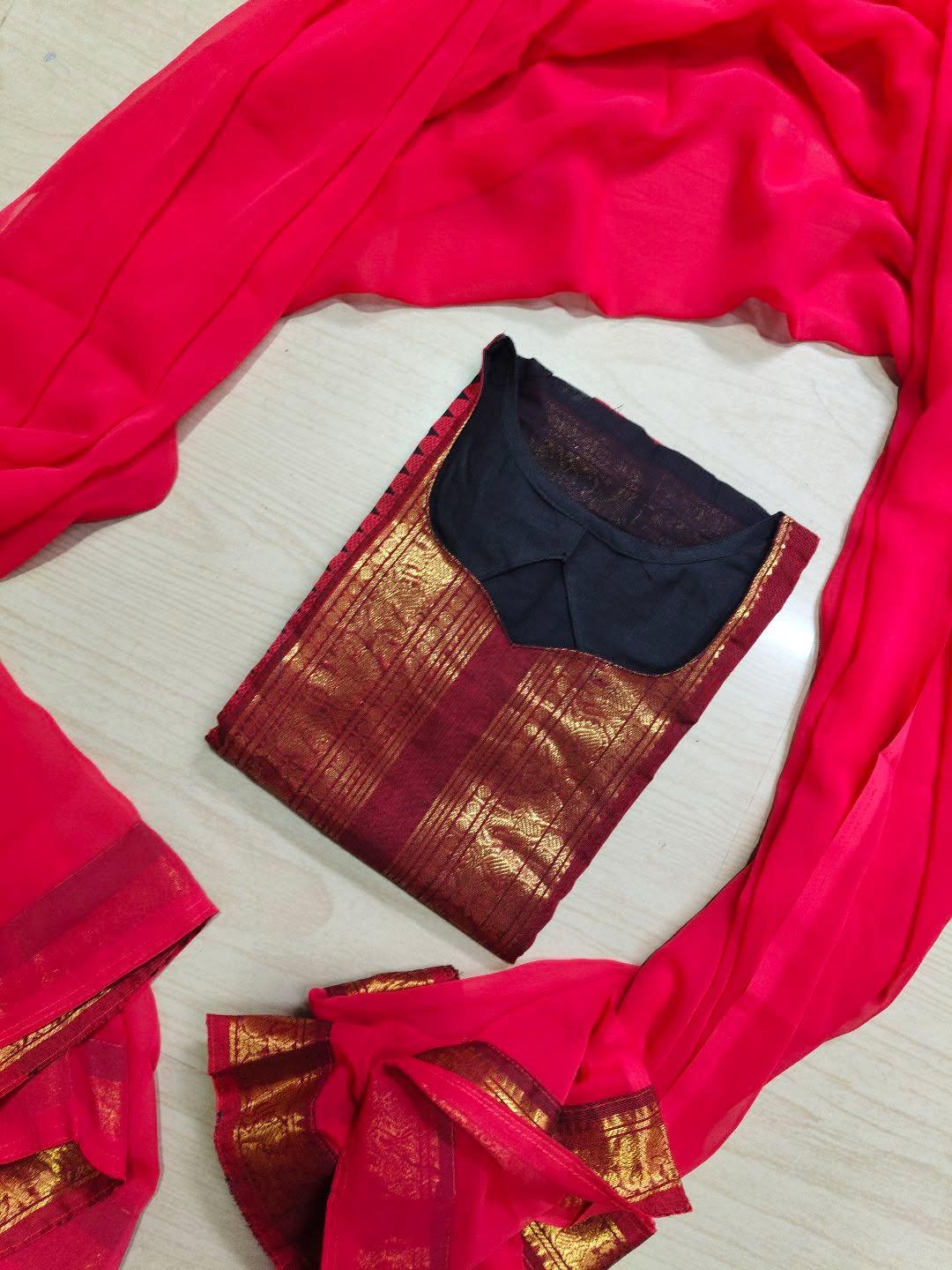 Cotton Kurti and  Dupatta  CK184