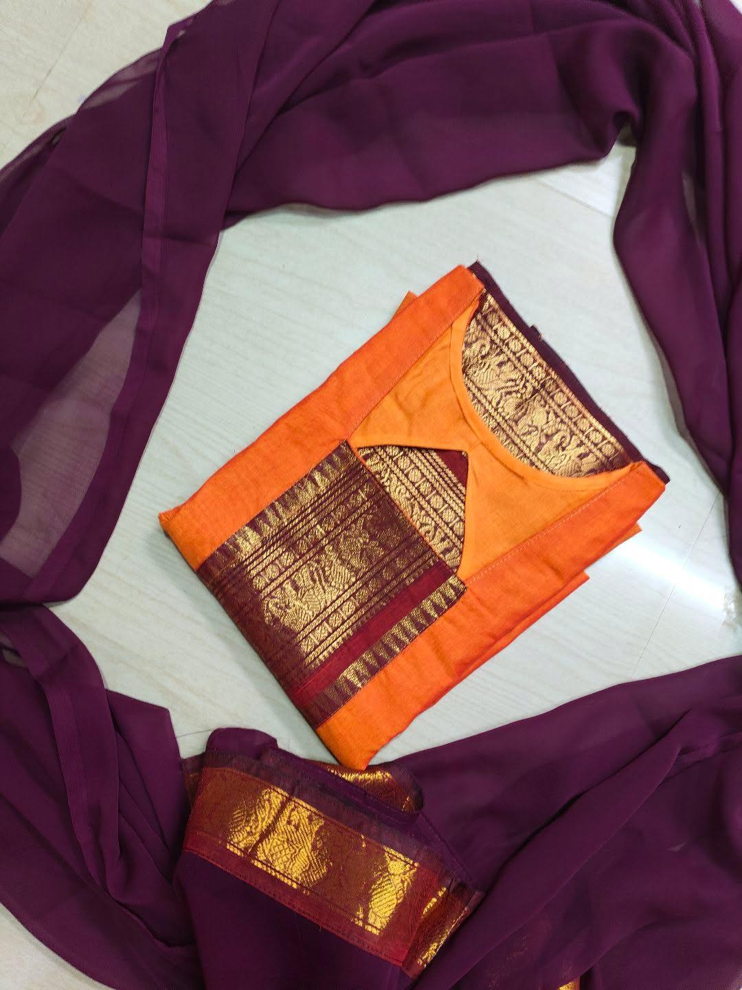 Cotton Kurti and  Dupatta  CK185