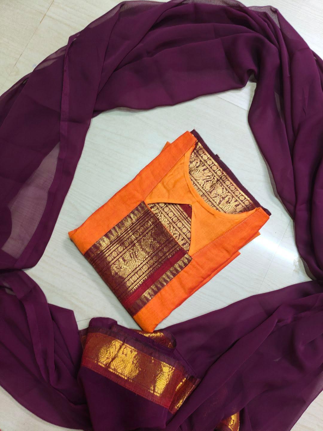 Cotton Kurti and  Dupatta  CK185