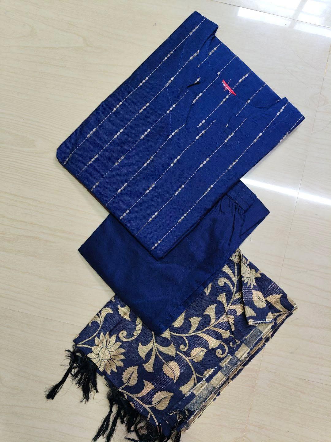 Raw Silk Kurti  Set EW118