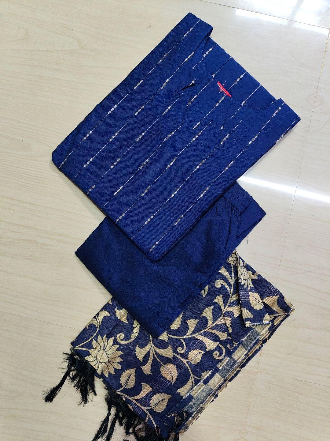 Raw Silk Kurti  Set EW118