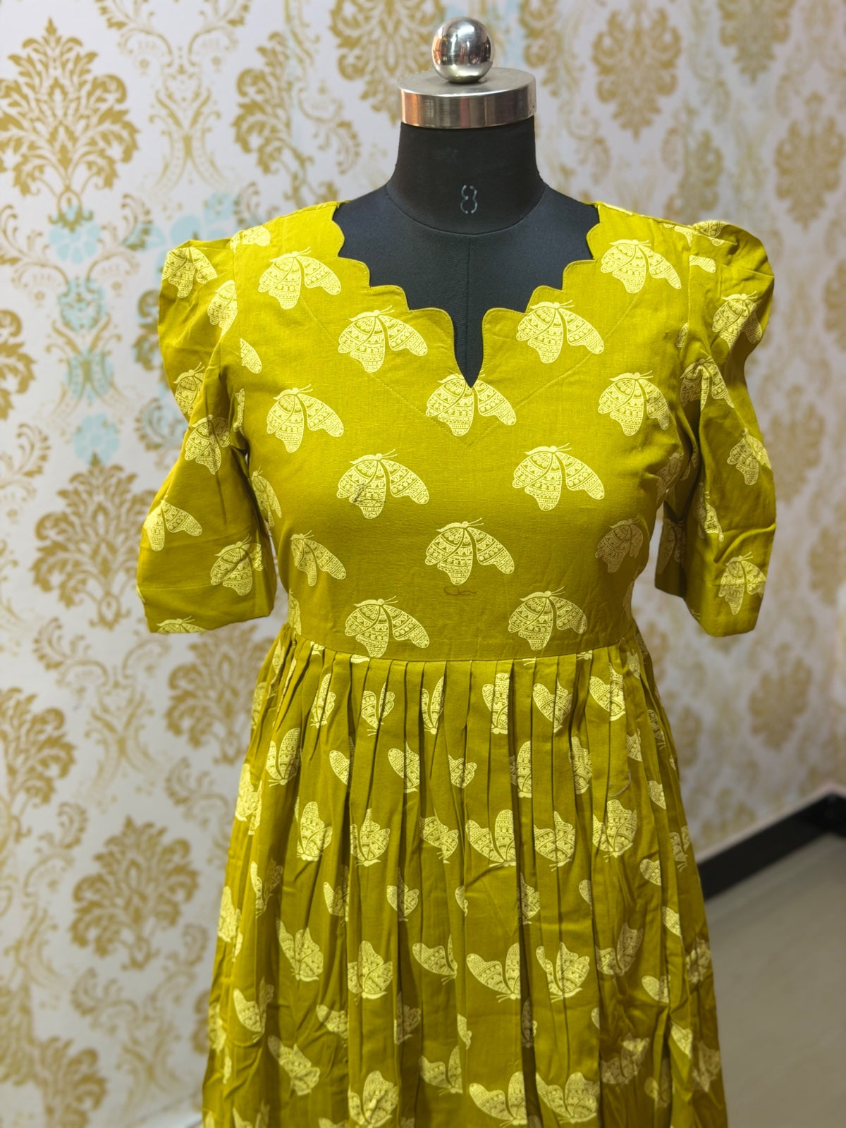 Premium Cotton Floral Frock - CFF197