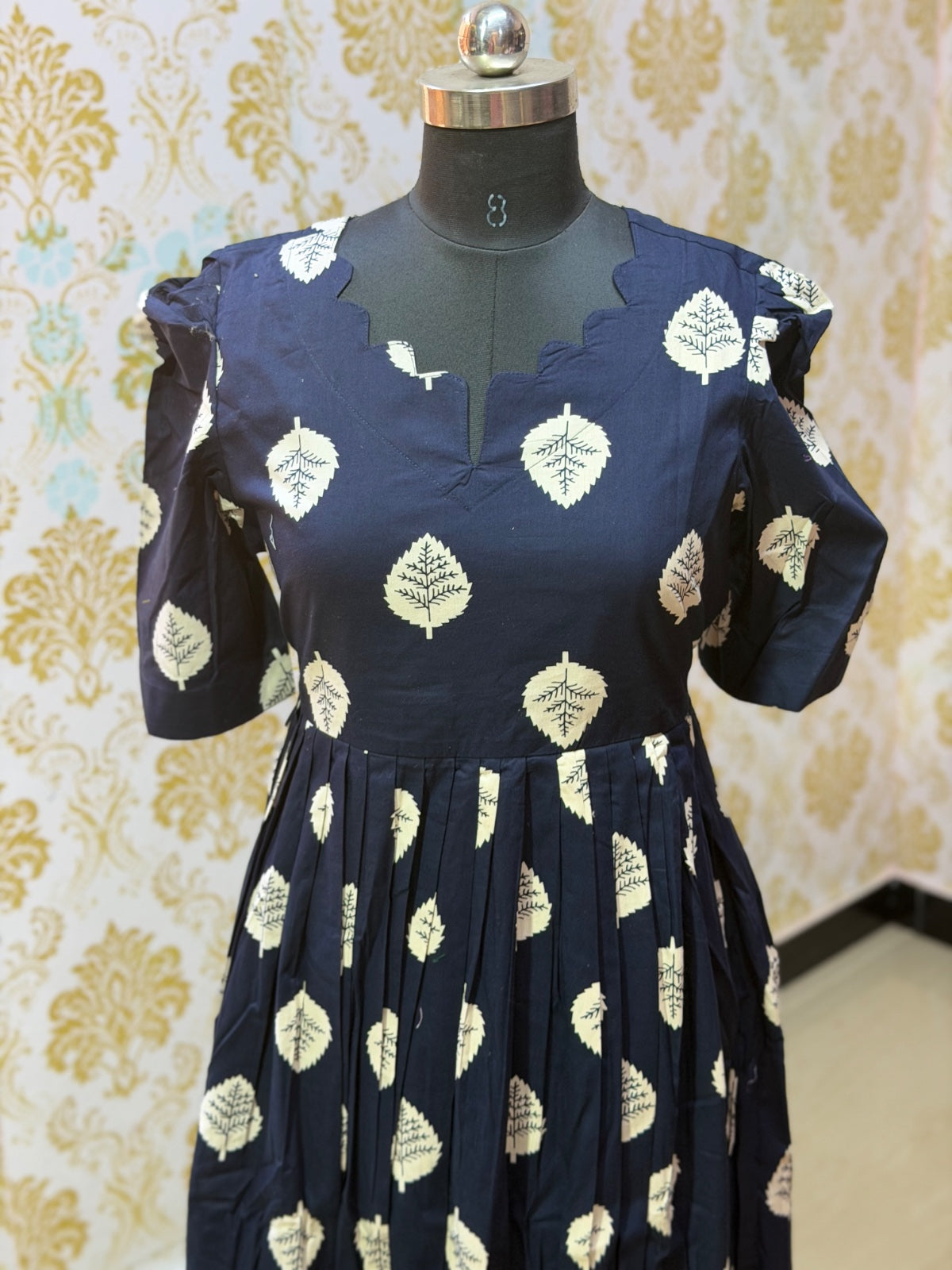 Premium Cotton Floral Frock - CFF198