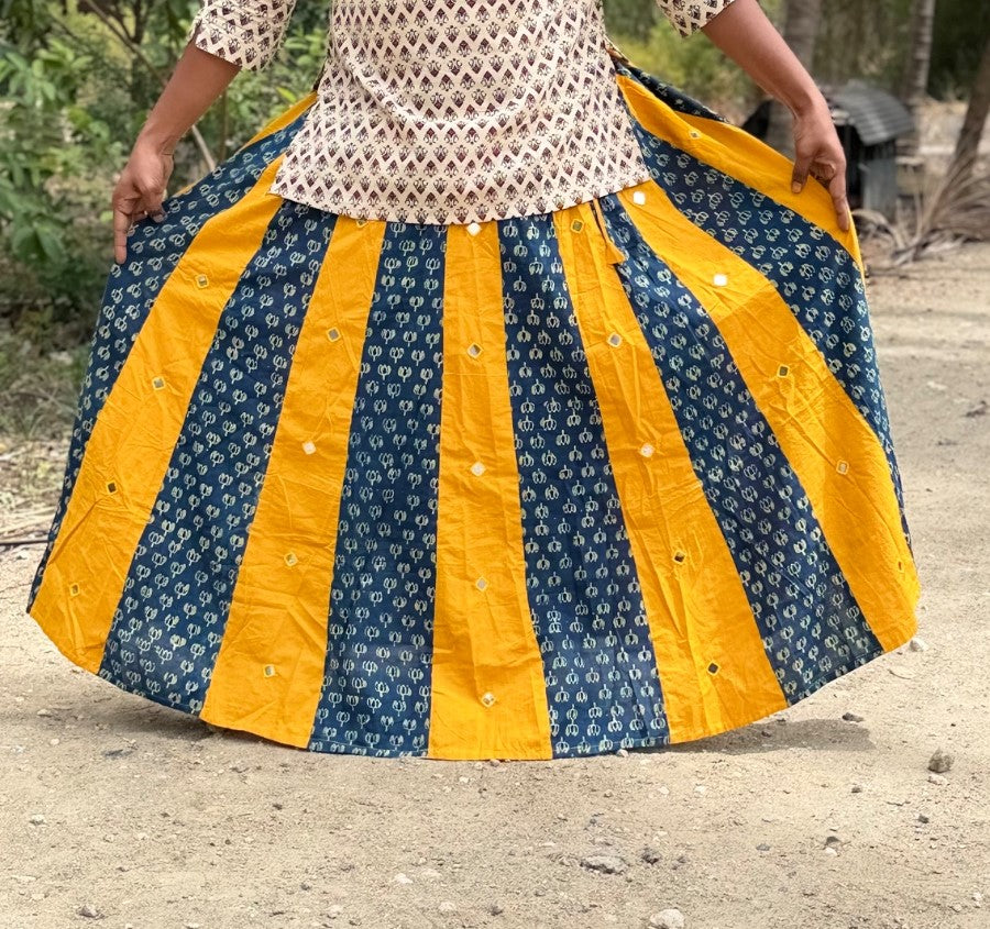 Ajrak Cotton Skirts SS19