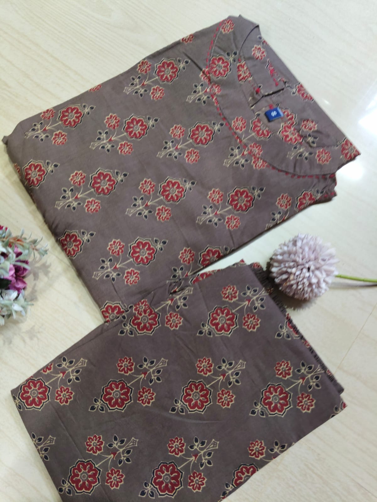 Cotton Kurti With Phant  CKP19