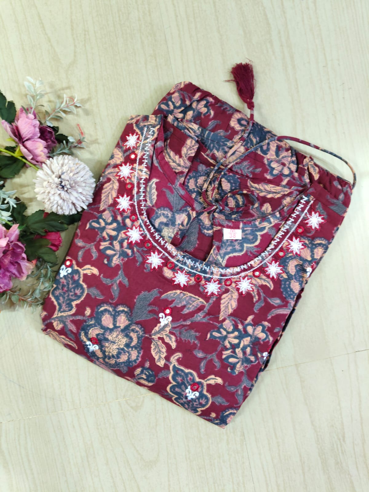 Cotton Long Sleveless Frocks CLF19