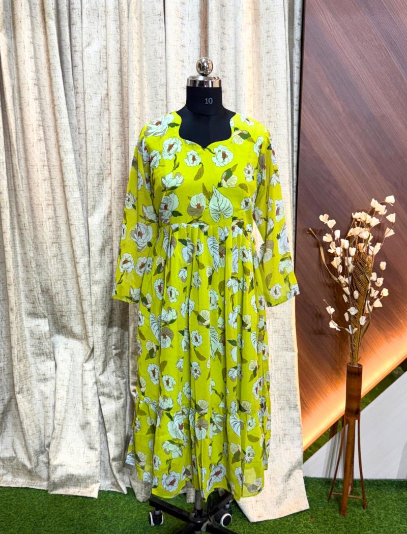 Georgette Floral Frock GFF19