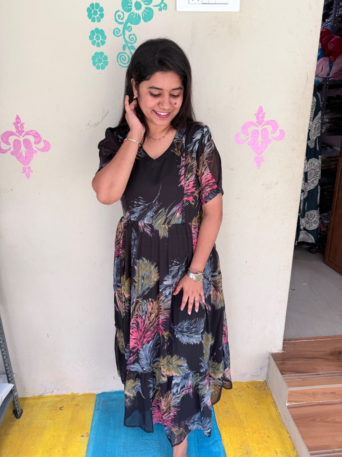 Georgette Feeding Frock GEF01