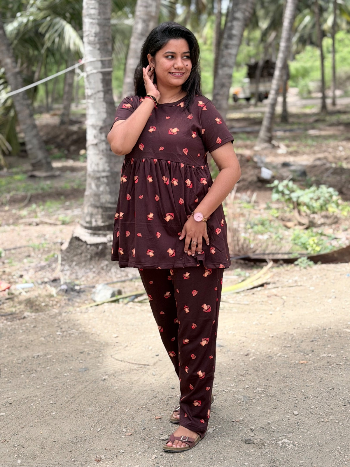 Peplum Co ords (Night suits) - NS01
