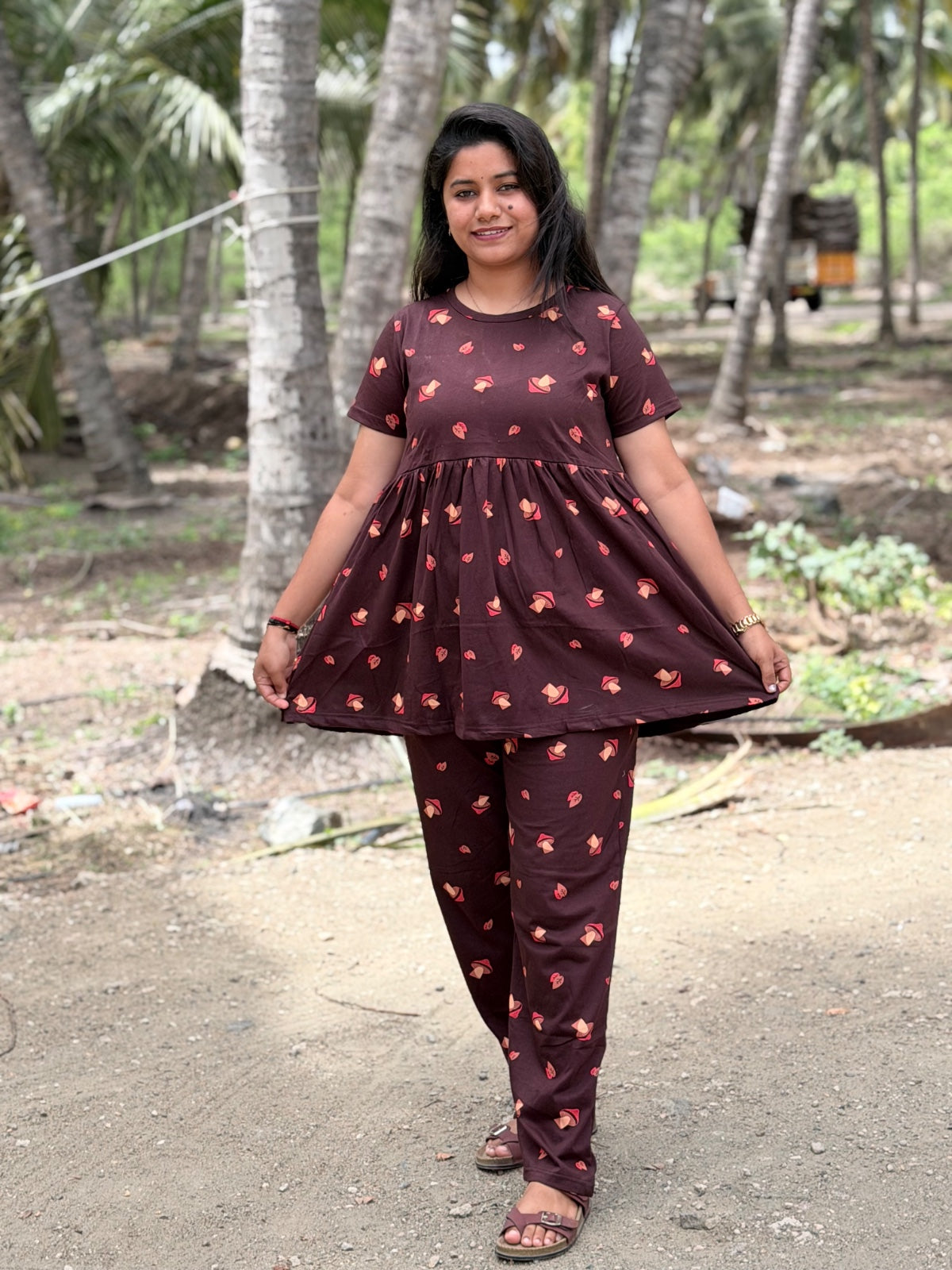 Peplum Co ords (Night suits) - NS01