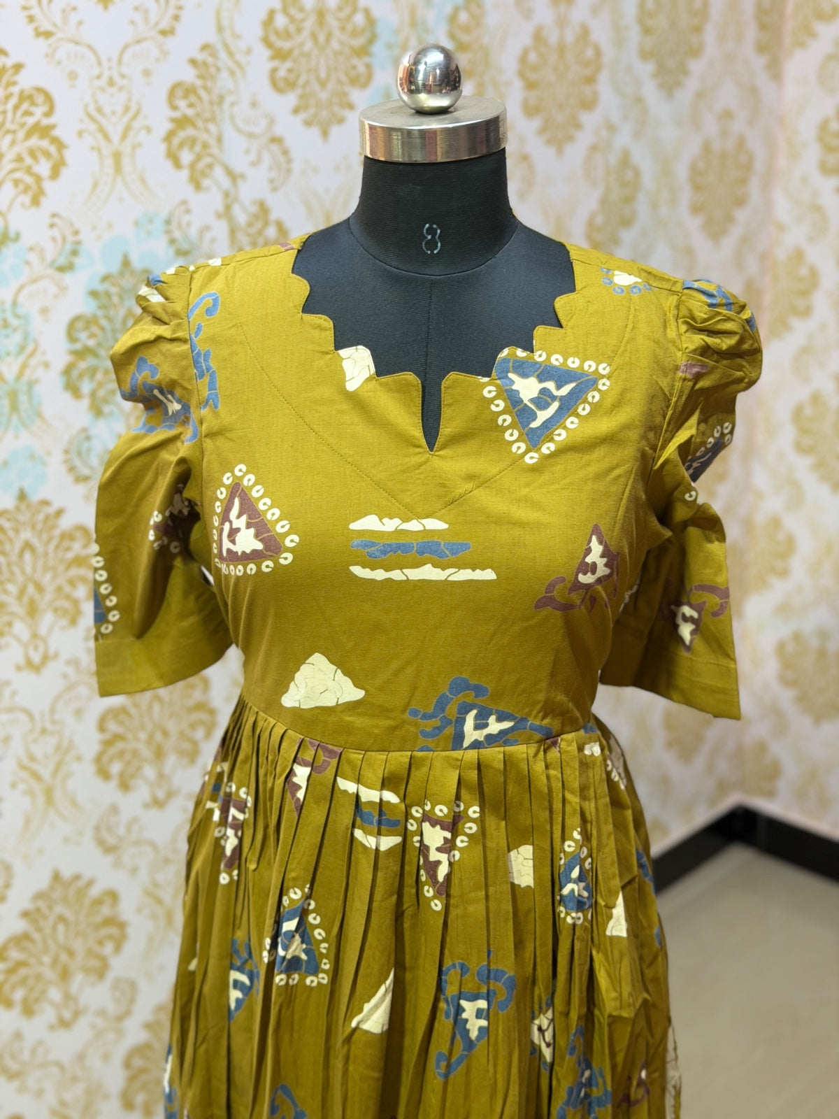 Premium Cotton Floral Frock - CFF201