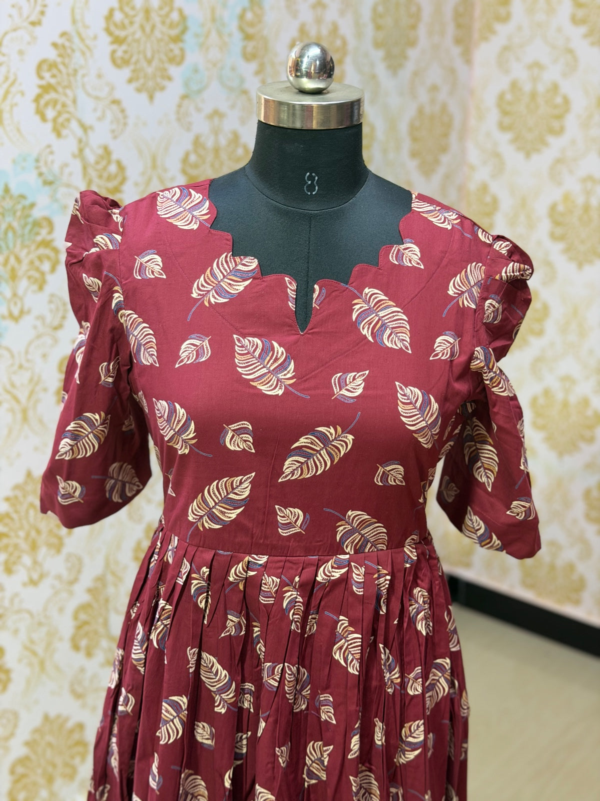 Premium Cotton Floral Frock - CFF202