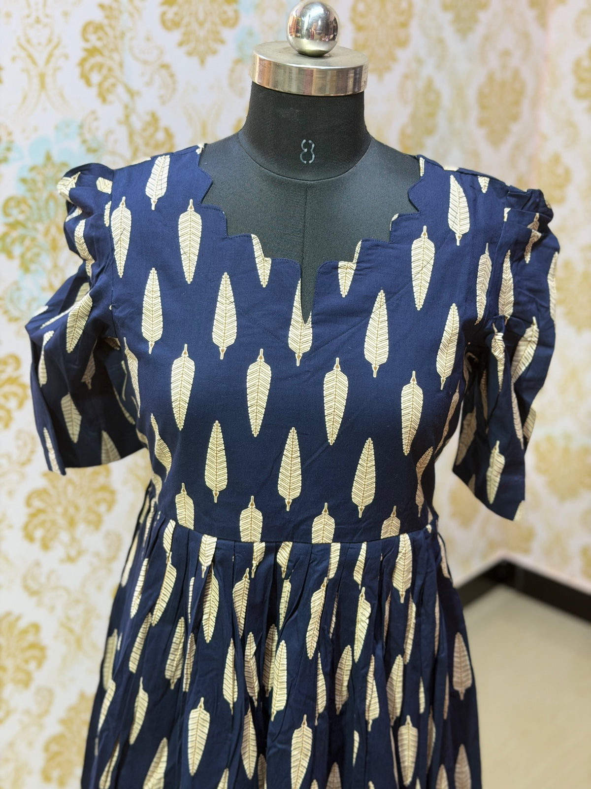 Premium Cotton Floral Frock - CFF204