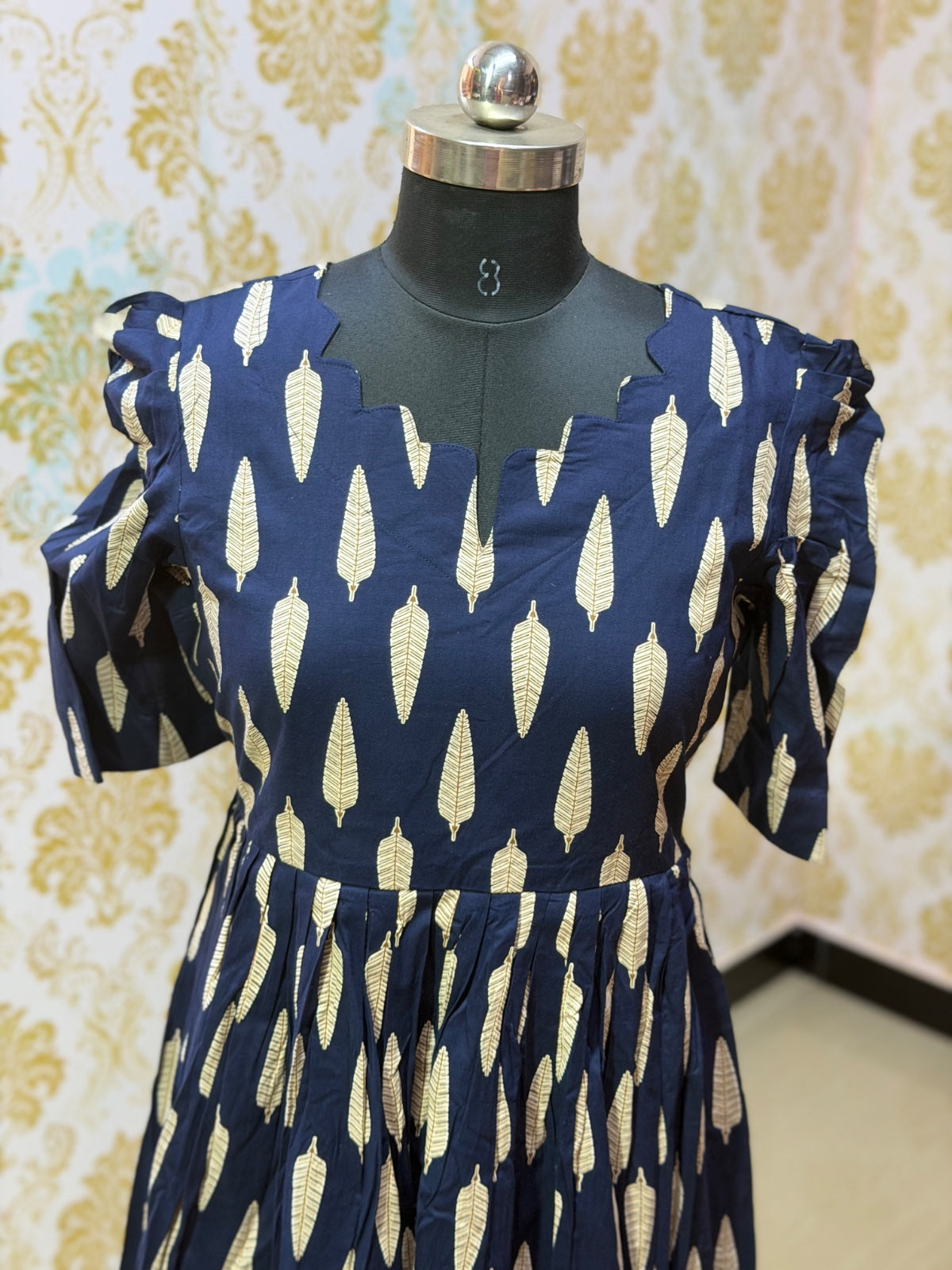 Premium Cotton Floral Frock - CFF204