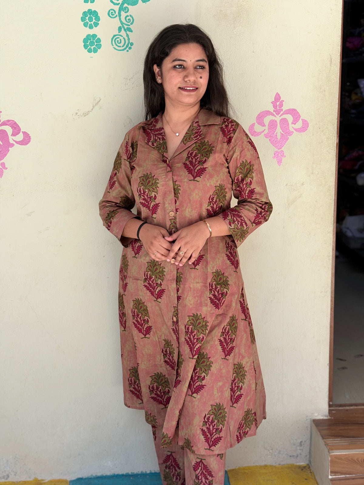 Premium Cotton Kurti With Phant  CKP20